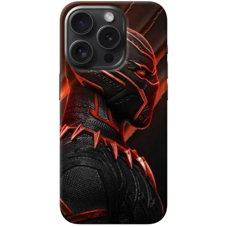 Black panther iPhone 15 Pro Back Cover