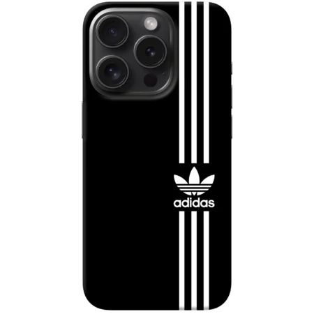 Adidas strips logo iPhone 15 Pro Back Cover